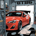 The Toyota GT86 416PCS