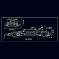 F1 Technic Racing Car 1185PCS