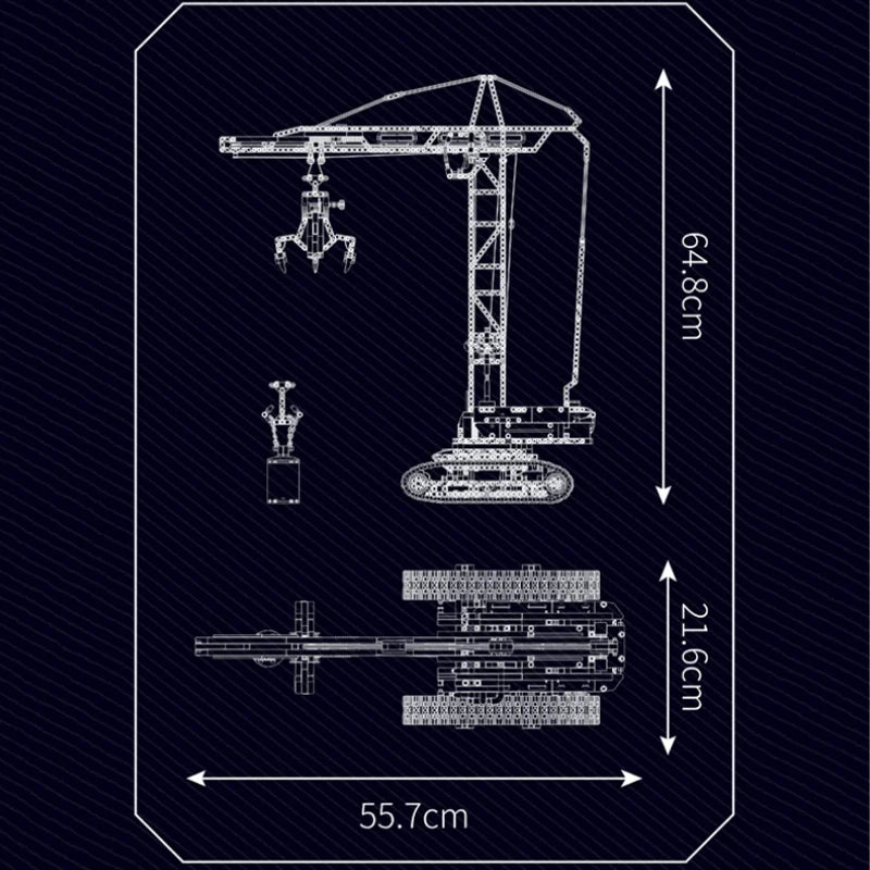 The Tower Crane 1731PCS