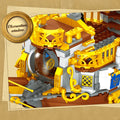 Steampunk Airship Roam the Sky 3272PCS