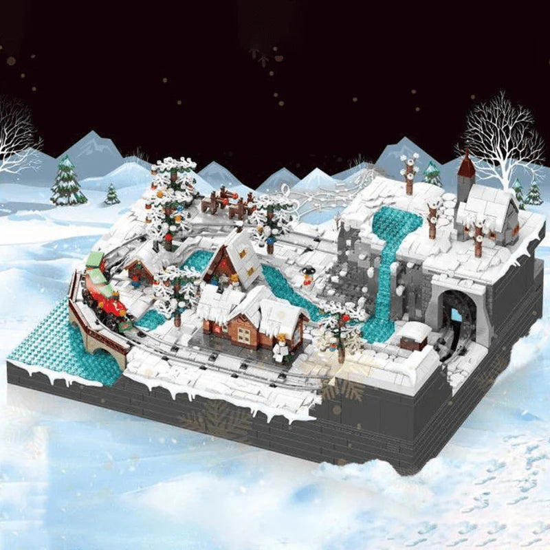 Christmas Train Park 4232PCS