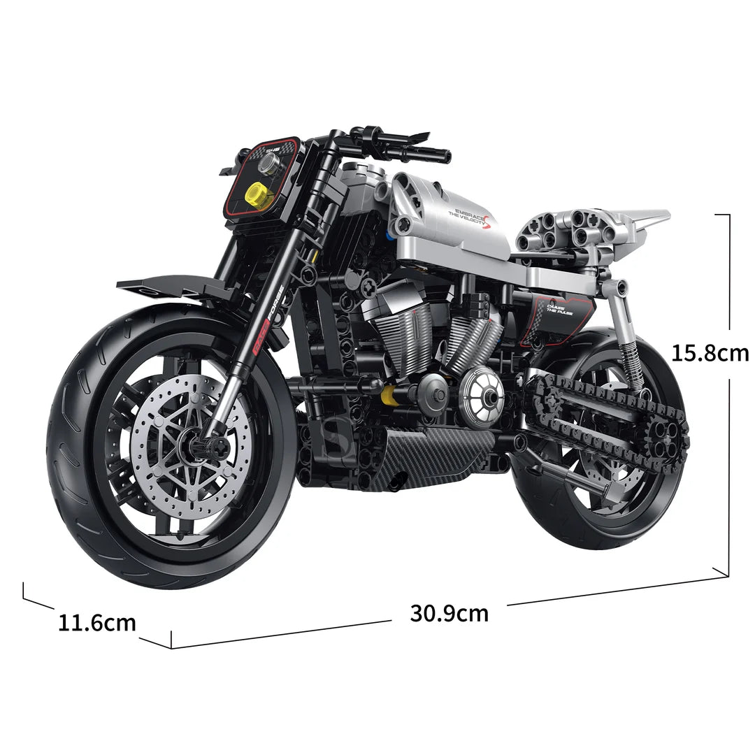 Silver Roadster Bike 533PCS