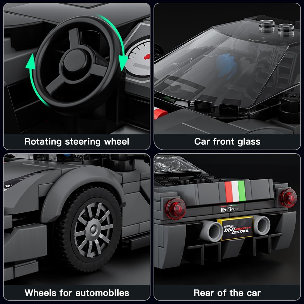 Gobuildit italian Pista Supercar 360PCS
