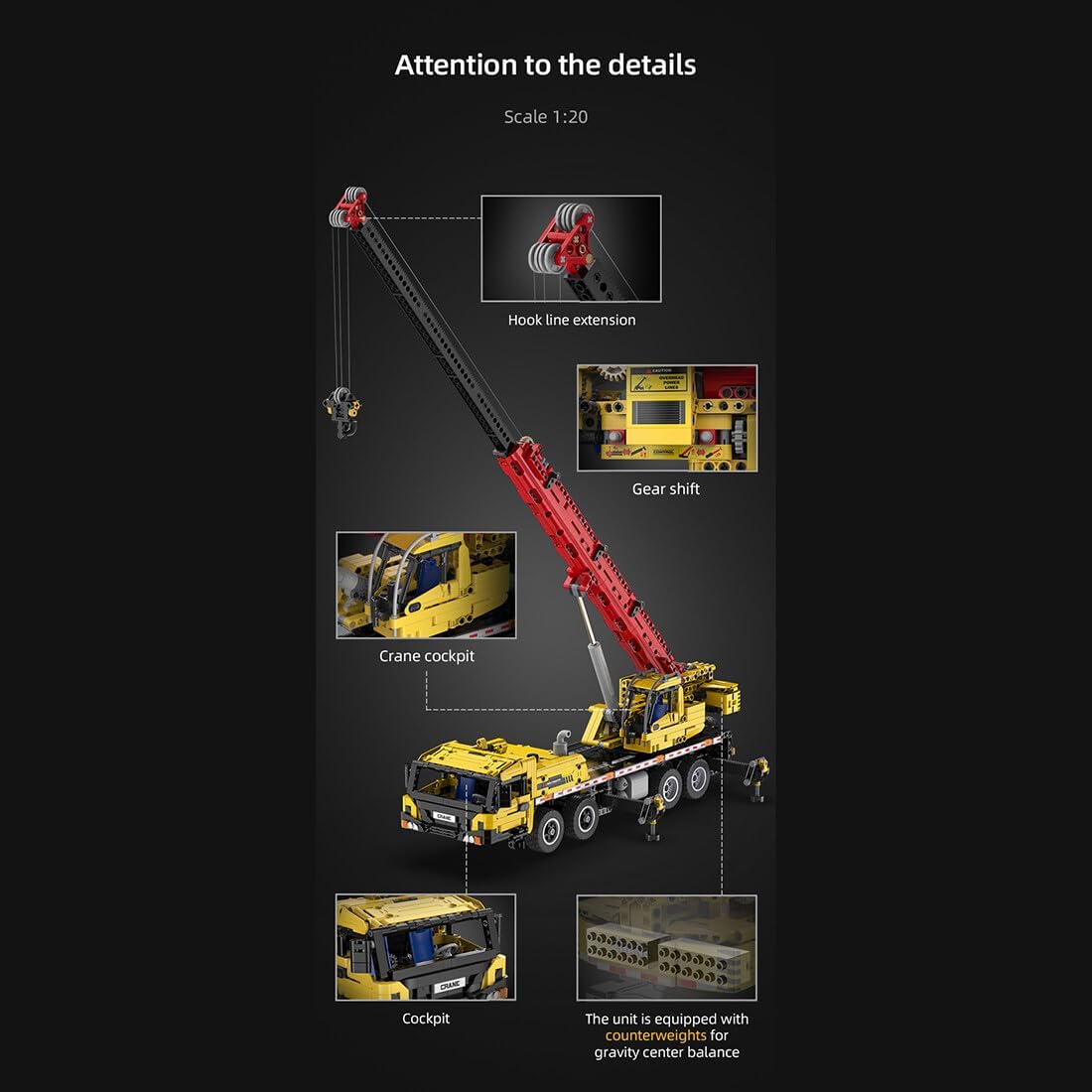 Full Function Crane 1831PCS