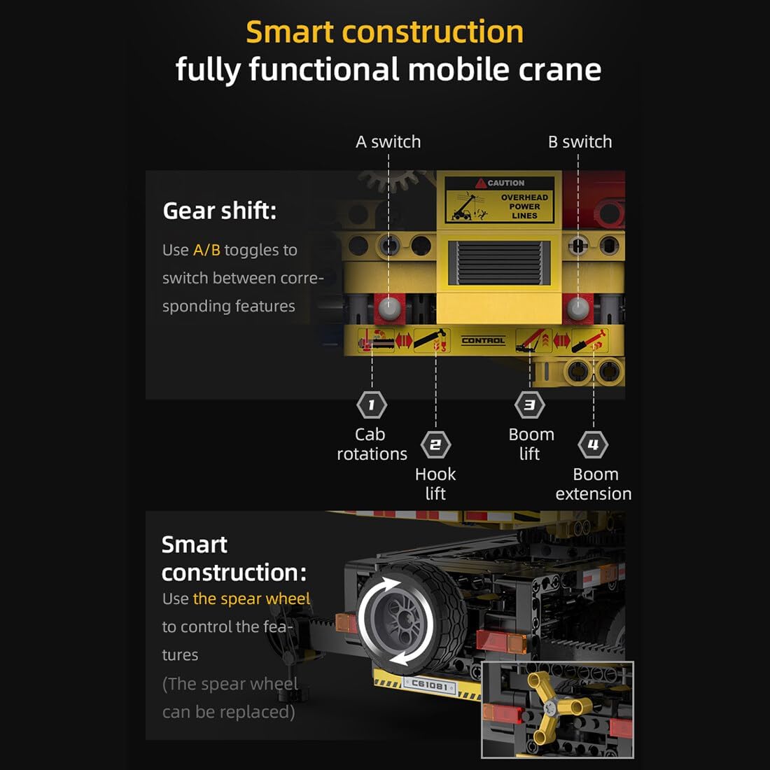 Full Function Crane 1831PCS