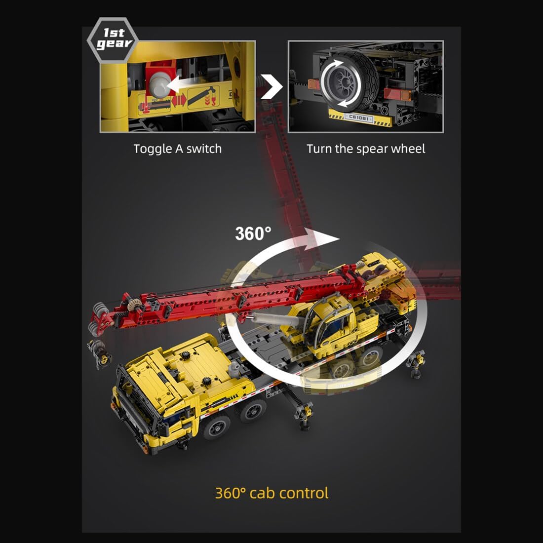 Full Function Crane 1831PCS