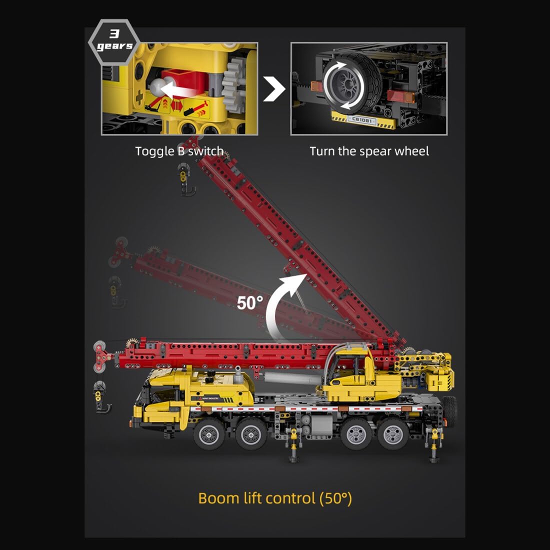Full Function Crane 1831PCS