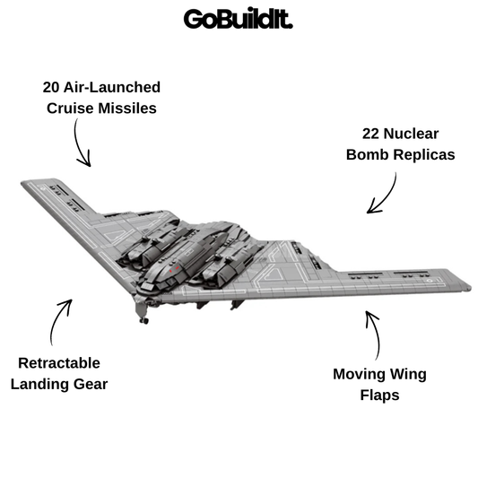 B2 Military Bomber Aircraft 2062PCS