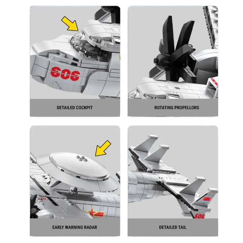 KJ-600 Awacs Fighter 1144PCS