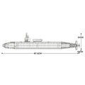 Ultimate Los Angeles-Class SSN Submarine 2987PCS