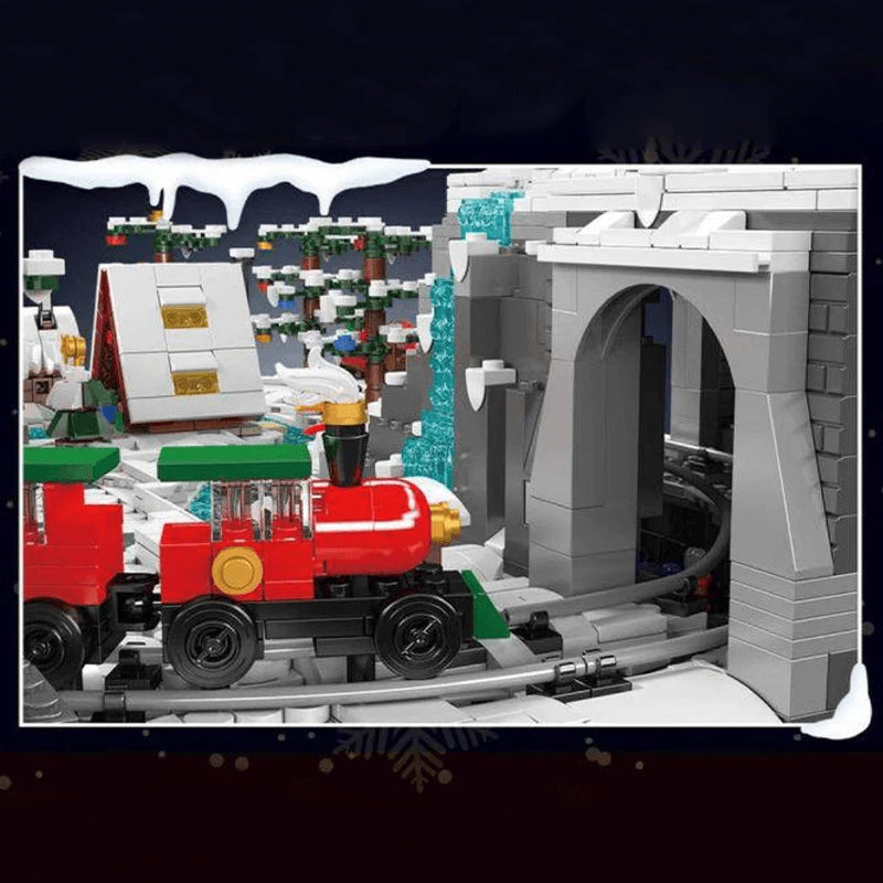 Christmas Train Park 4232PCS