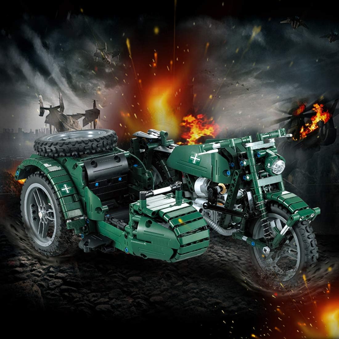 Dual Seat Motorcycle 629PCS