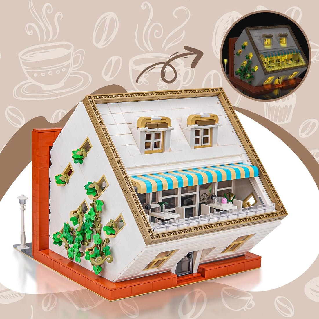 Inverted Coffee Shop | 3120PCS