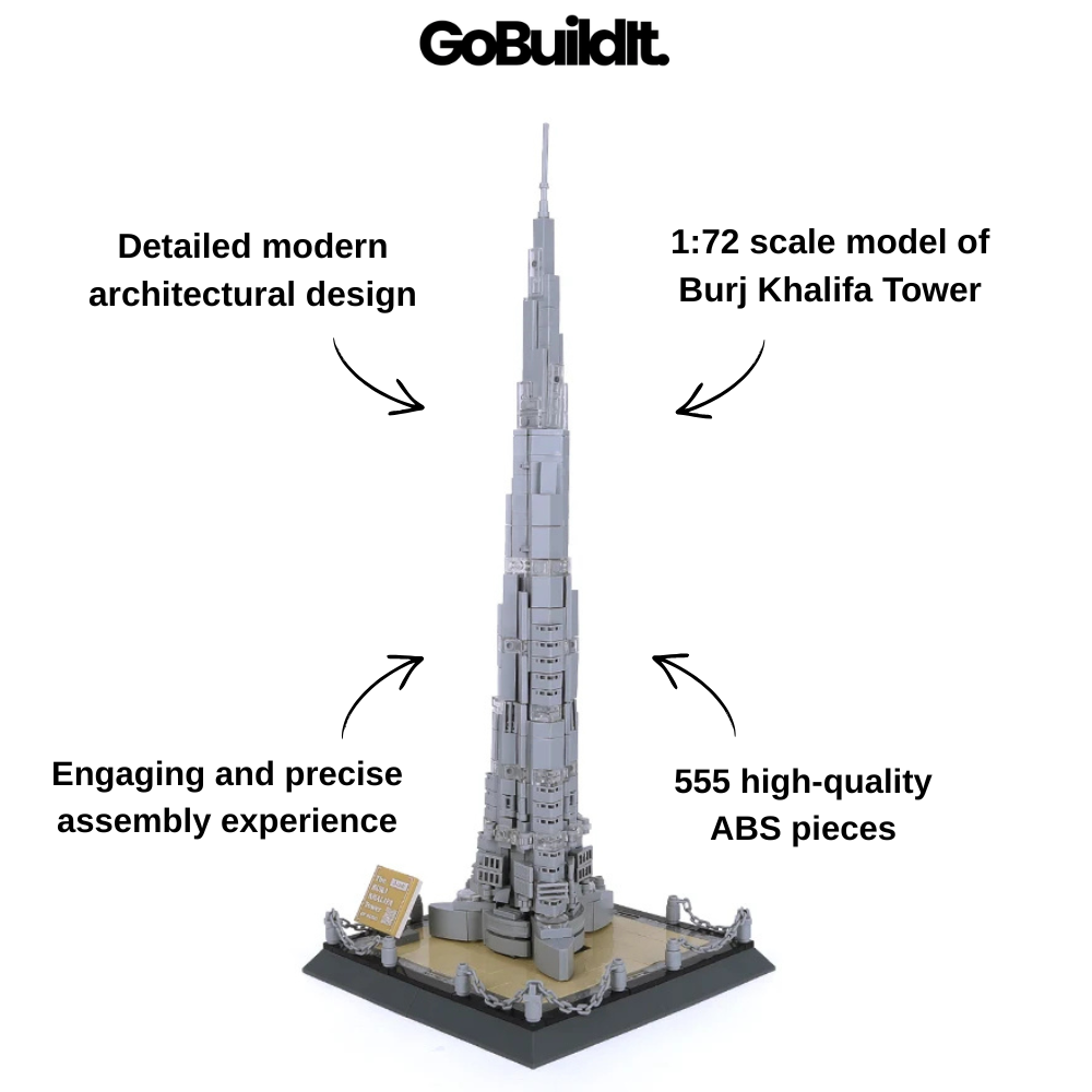Burj Khalifa Tower 555PCS