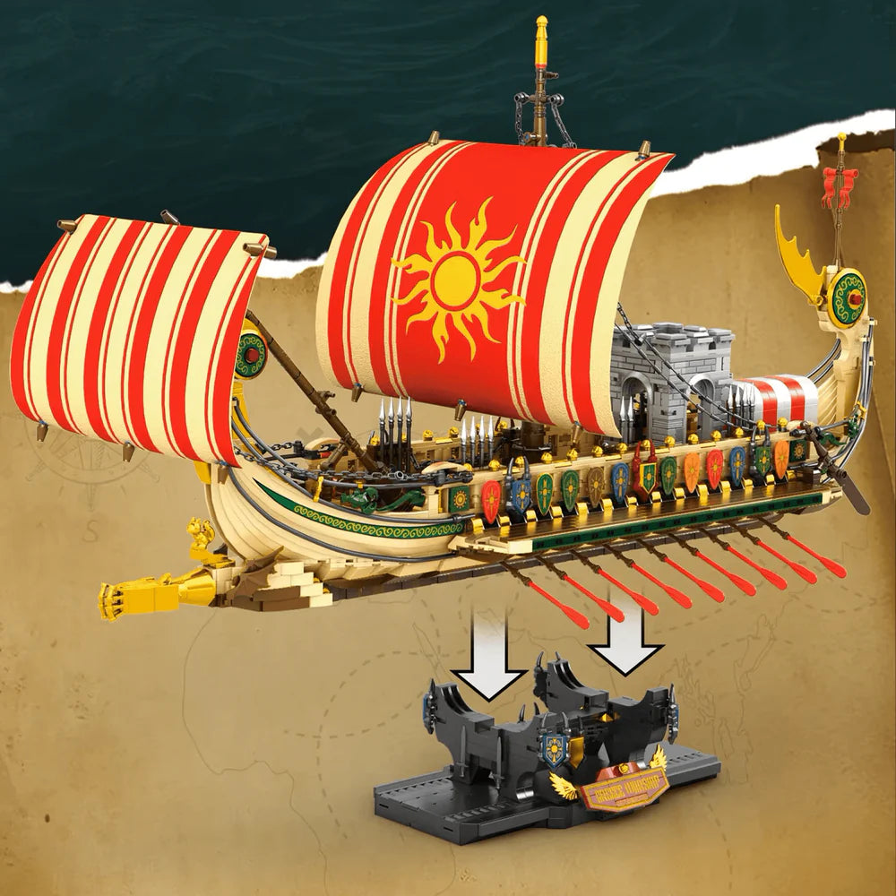 The Greek Warship 2982PCS