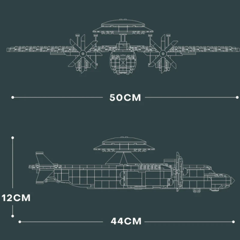 KJ-600 Awacs Fighter 1144PCS
