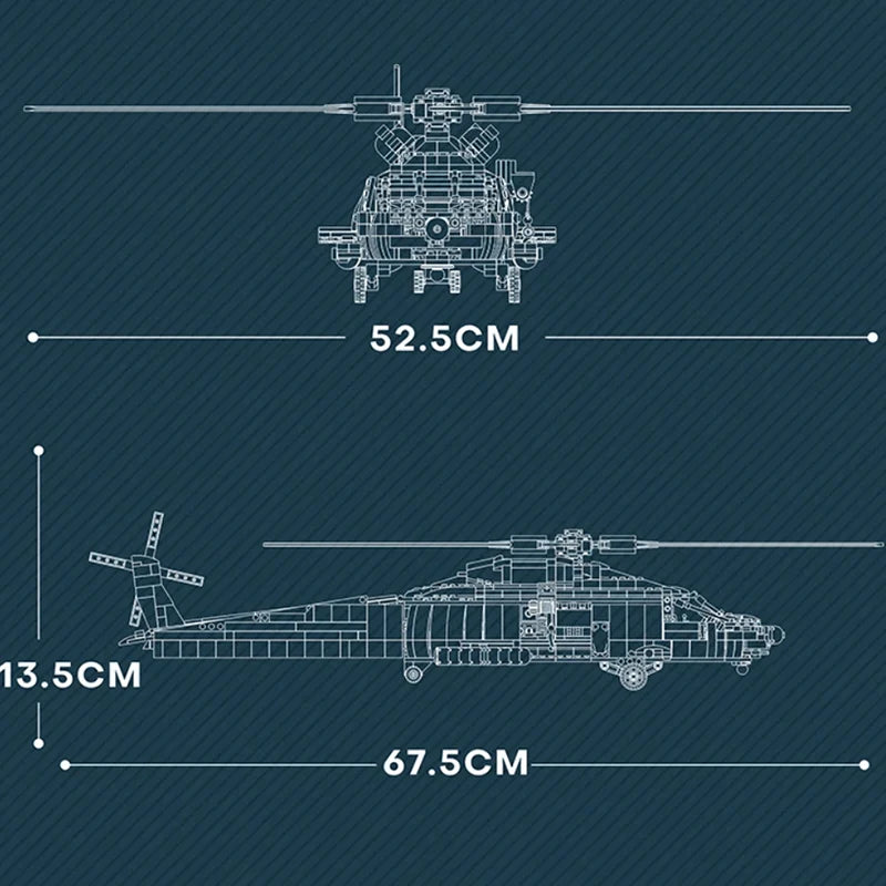 The hh-60j guard 1137PCS