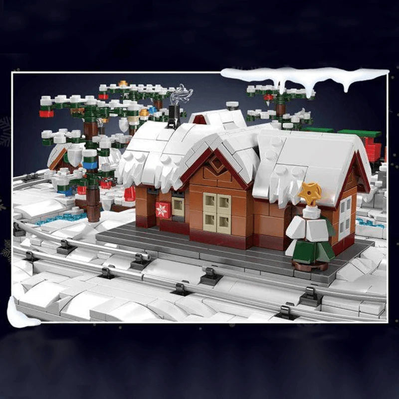 Christmas Train Park 4232PCS
