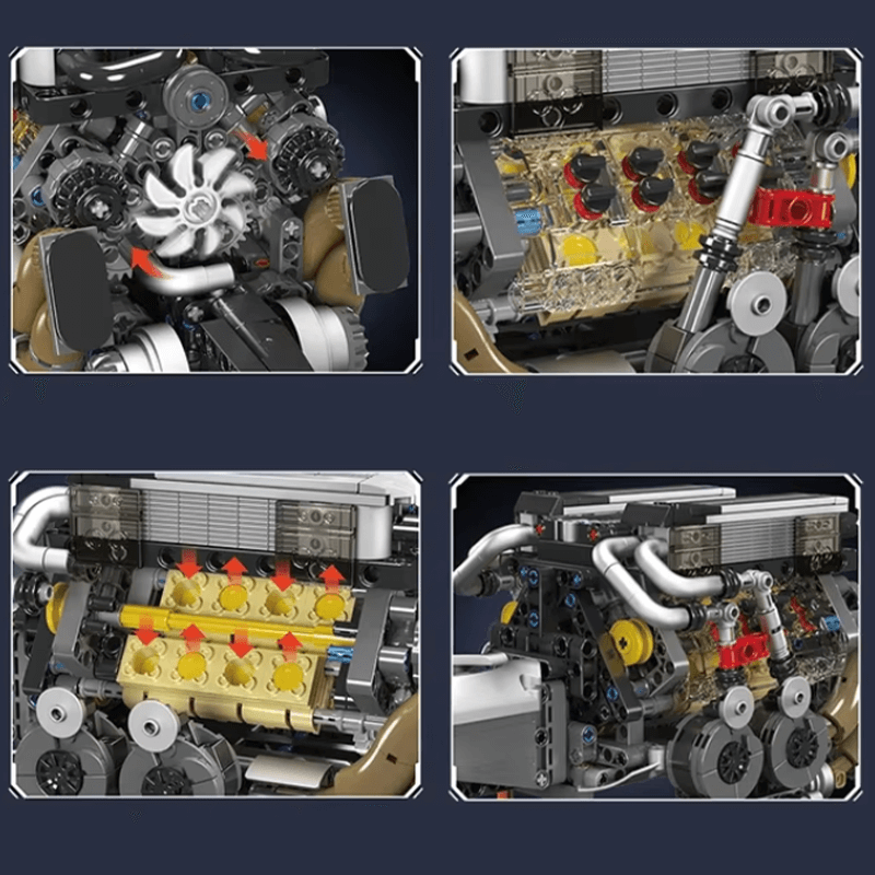 W16 Engine | 951PCS