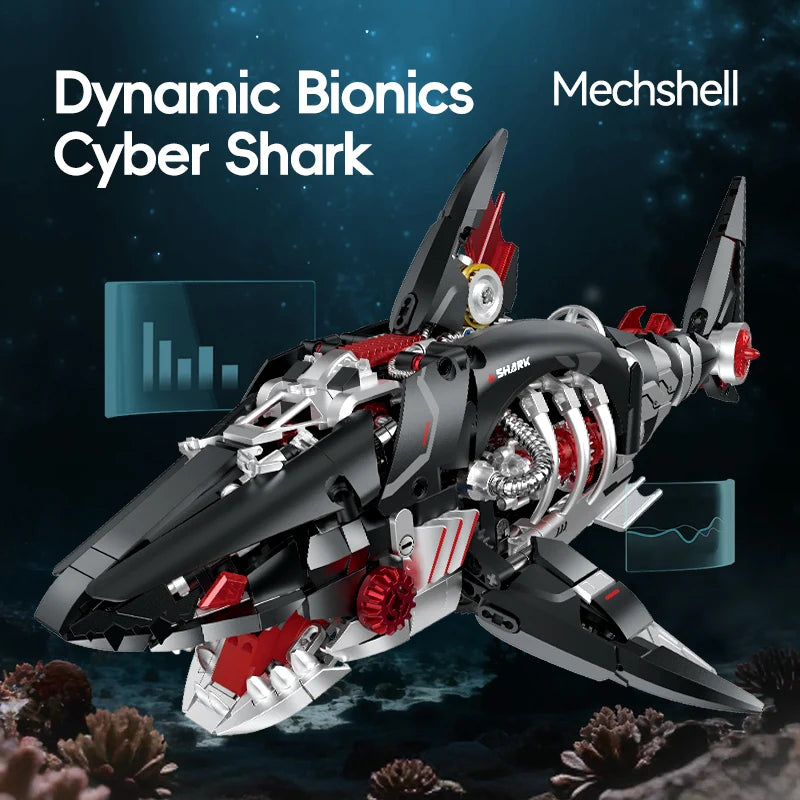 Ocean Mecha Shark 1100PCS