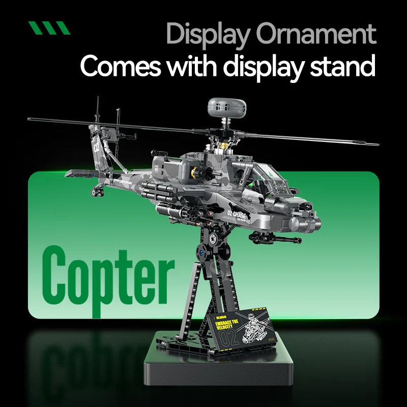 Apache Combat Helicopter 1116PCS