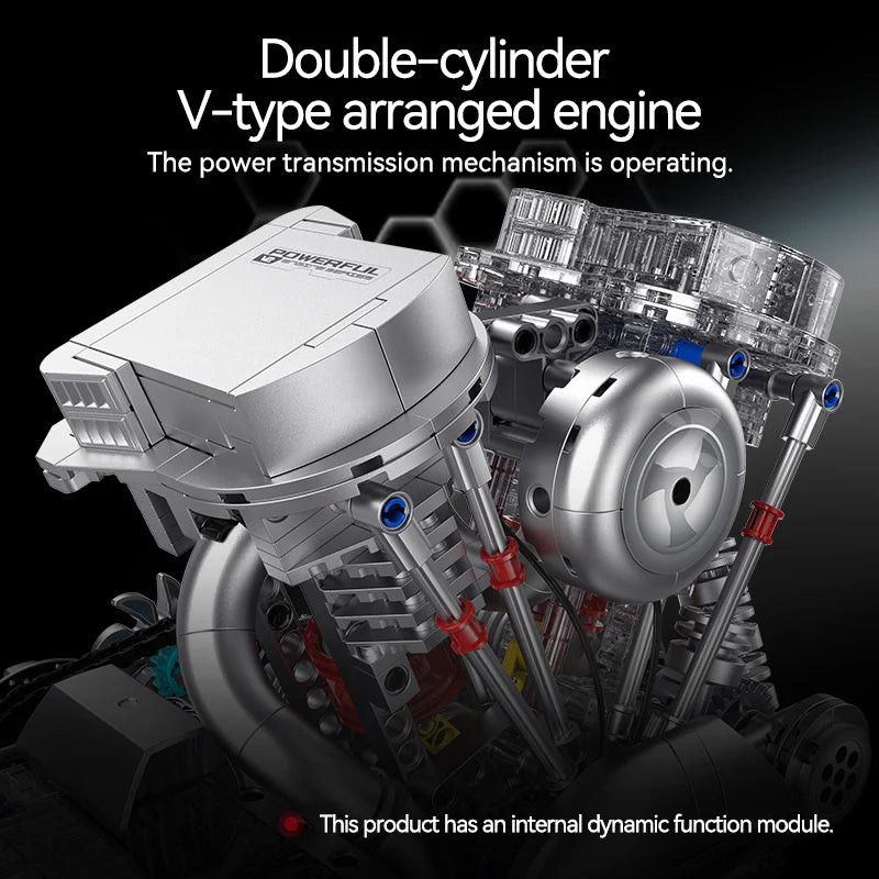 V2 Bike Engine 866PCS