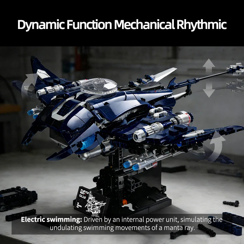 Mechanical Manta Ray 930PCS