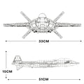 J-20 Fighter Aircraft 1918PCS