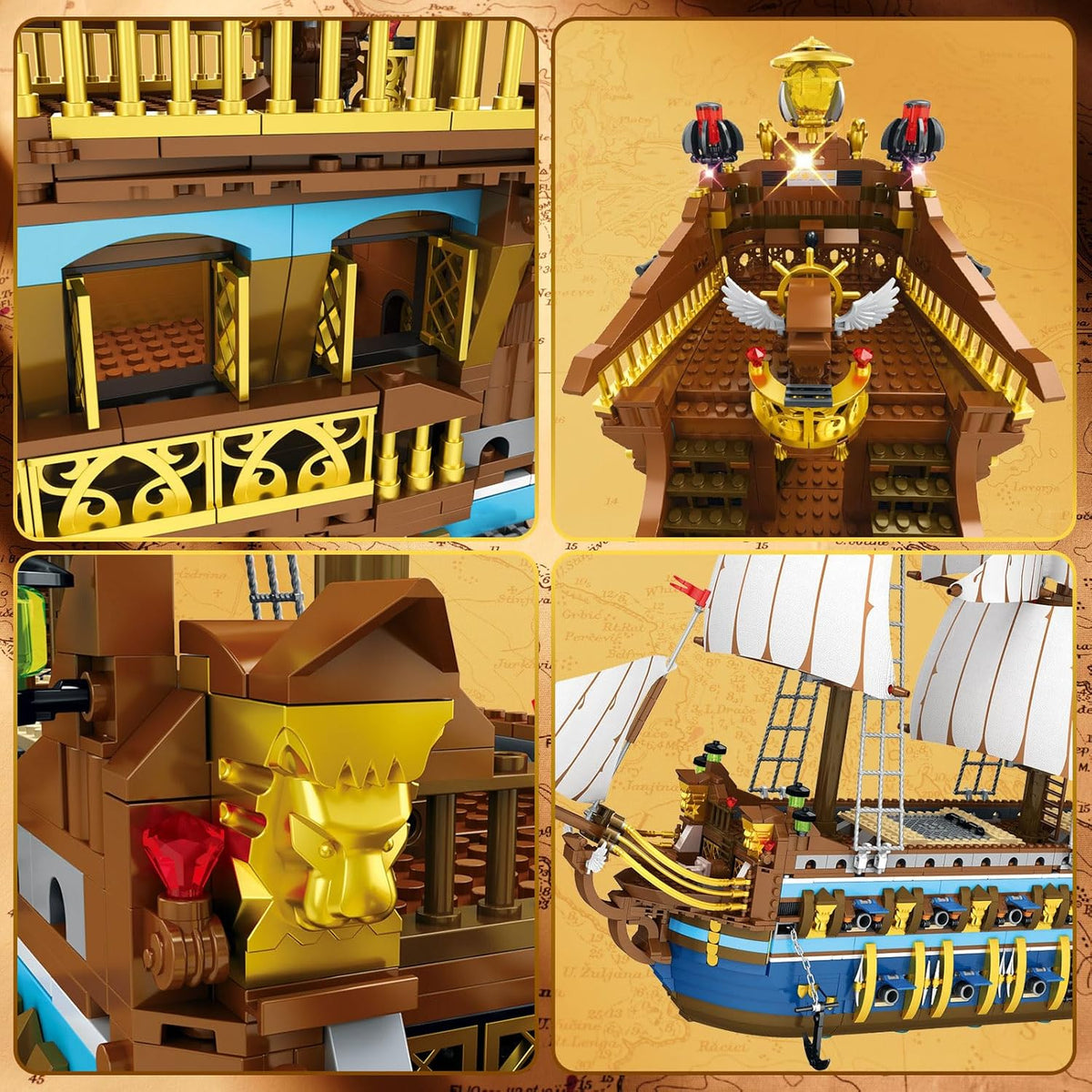Royal Fleet Warship 3162PCS