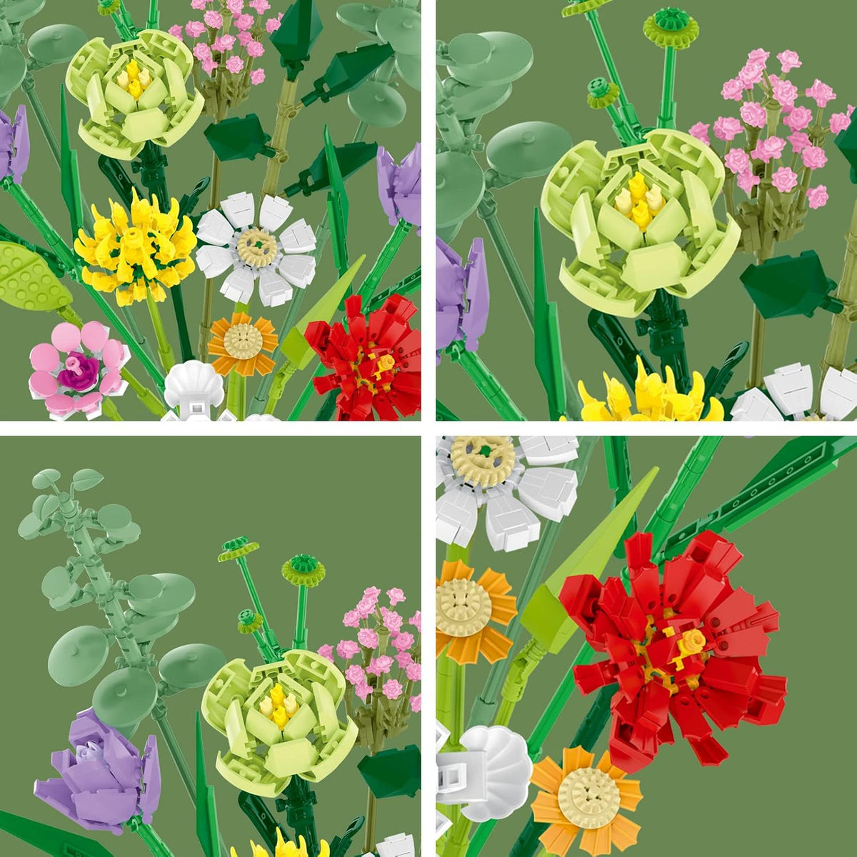 Flowers Bouquet 836PCS