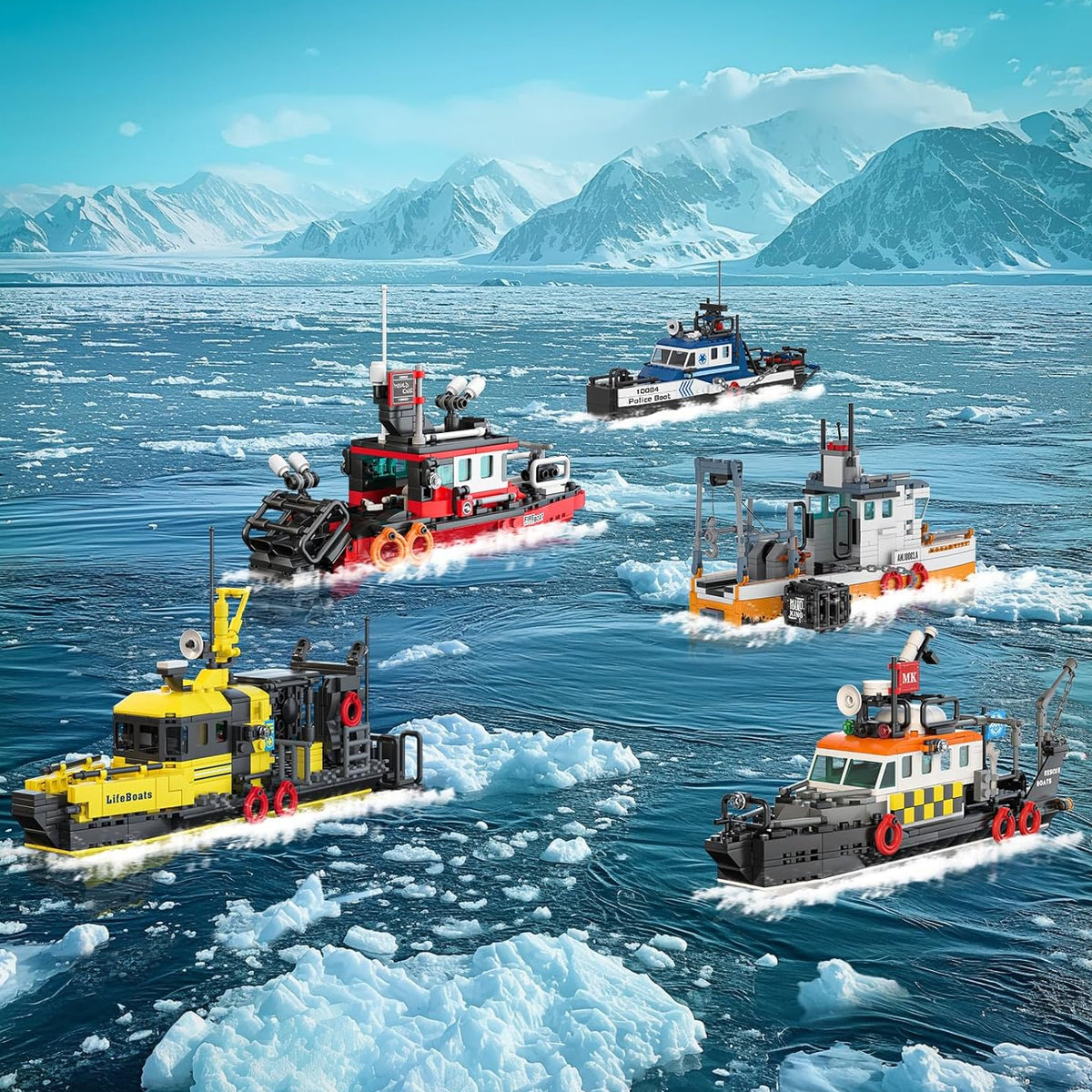 The Fire Boat 315PCS
