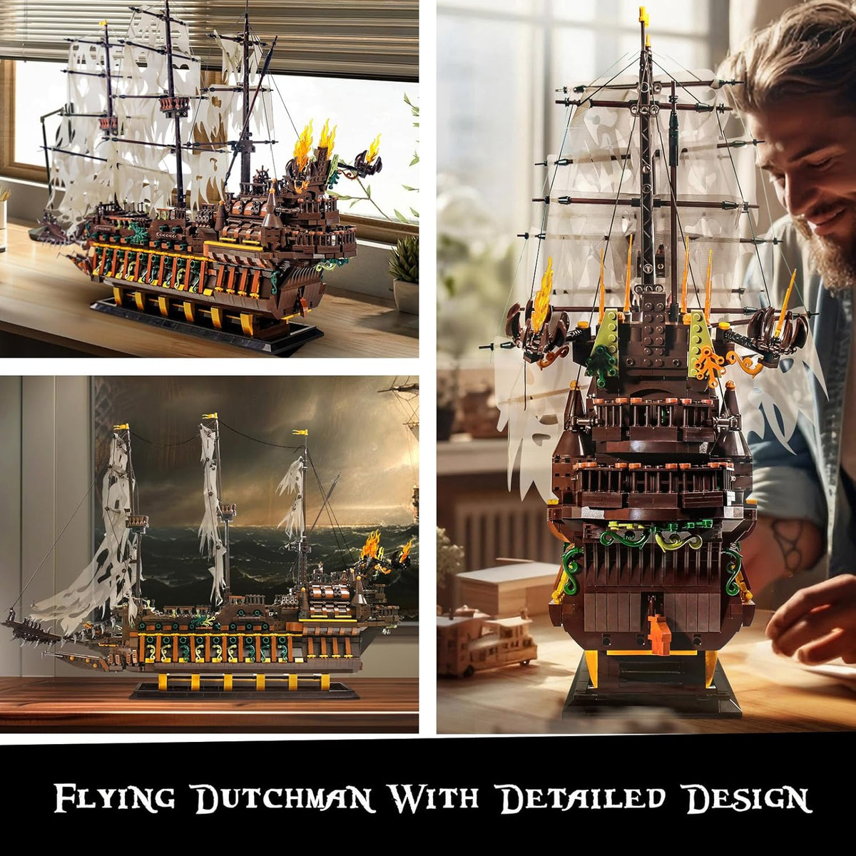 Flying Dutchman Ghost Ship 4363PCS