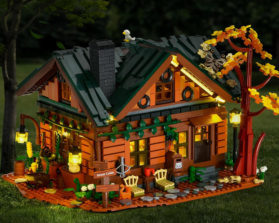 Tiny Forest Cabin 2234PCS