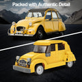 Minibricks Yellow 2CV Racing Car 298PCS