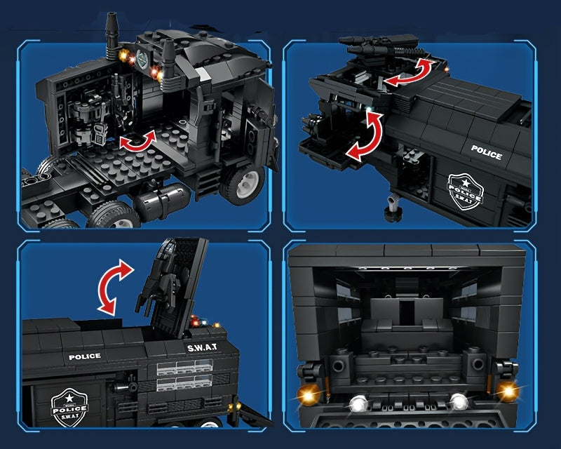 Swat Force Police 1413PCS