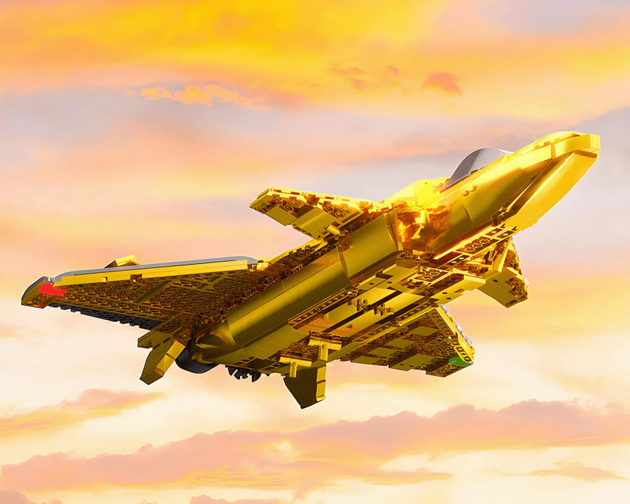 Gold Edition J-20 Fighter Jet 1202PCS