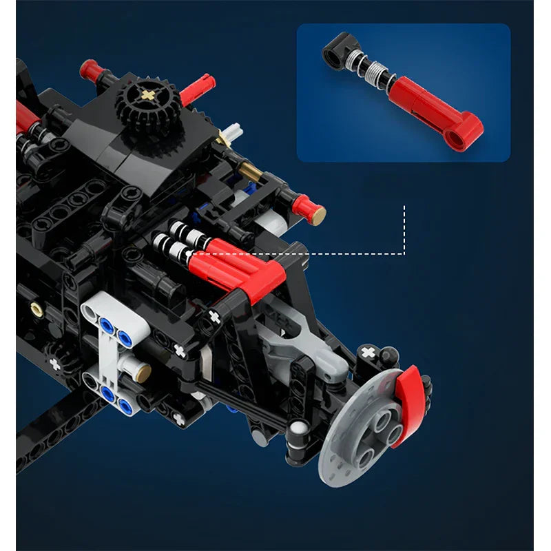 Ultimate Raging Blue-Bull 3842PCS