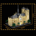 Notre Dame Cathedral Iconic Gothic 1758PCS