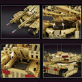 4-Track Combat Tank 3296PCS