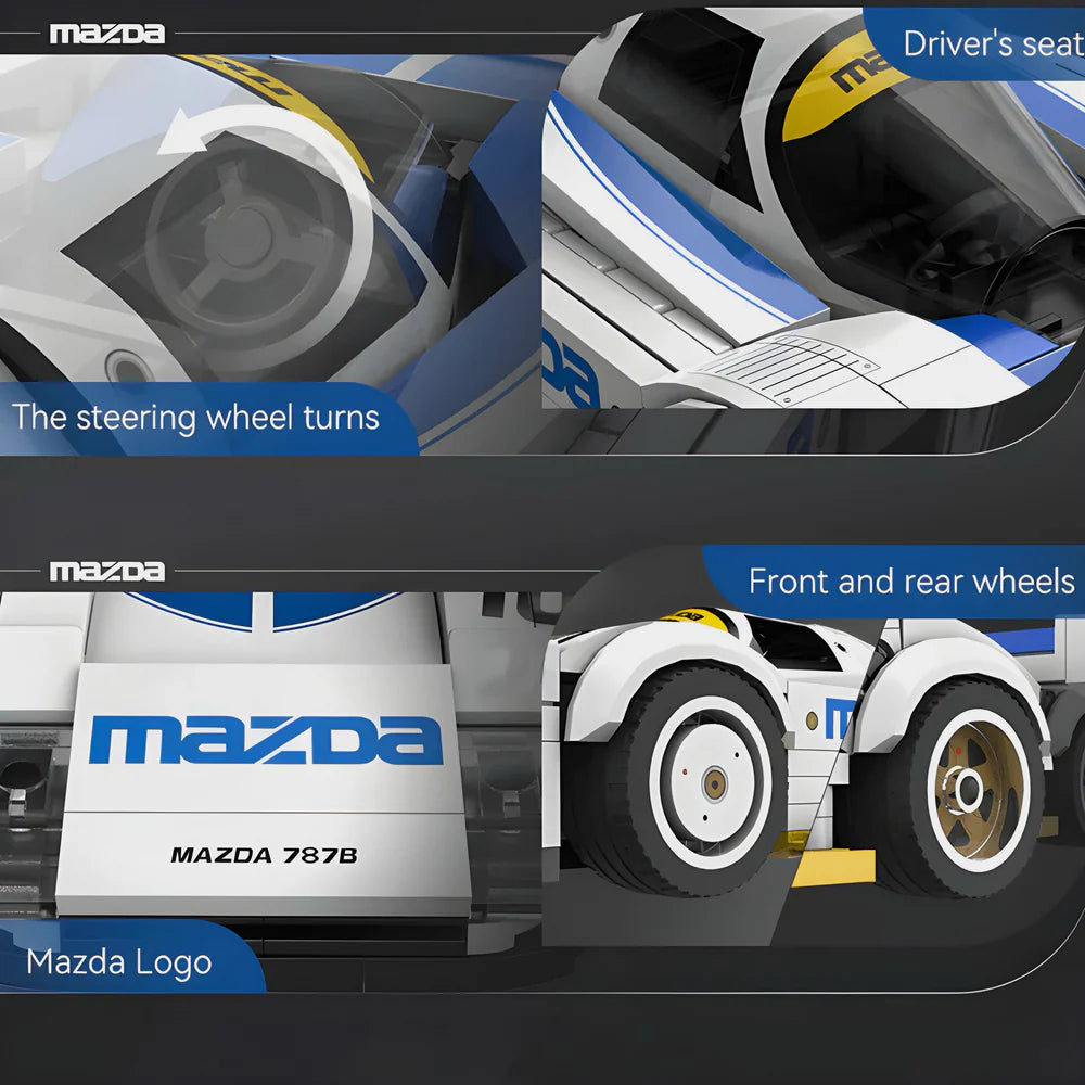 Gobuildit Mazda 787B 241PCS