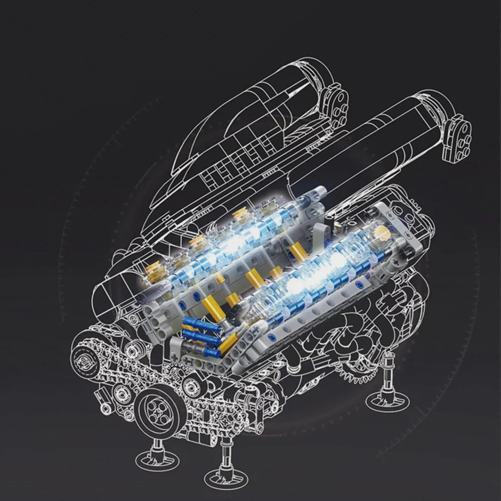 V12 SP3 Engine 1240PCS