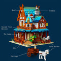 Medieval Village Post 1769PCS
