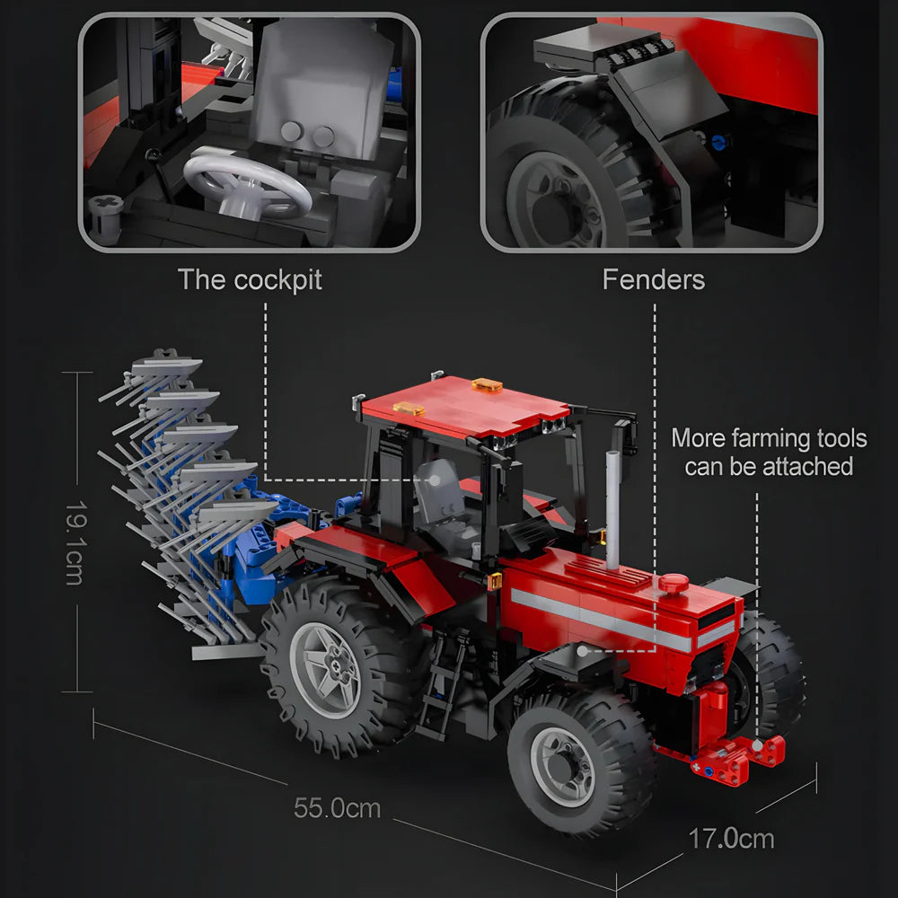 Plowing Tractor 1676PCS