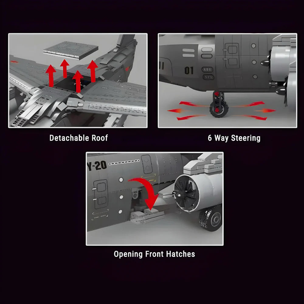Y-20 Large Military Transport Aircraft 2202PCS