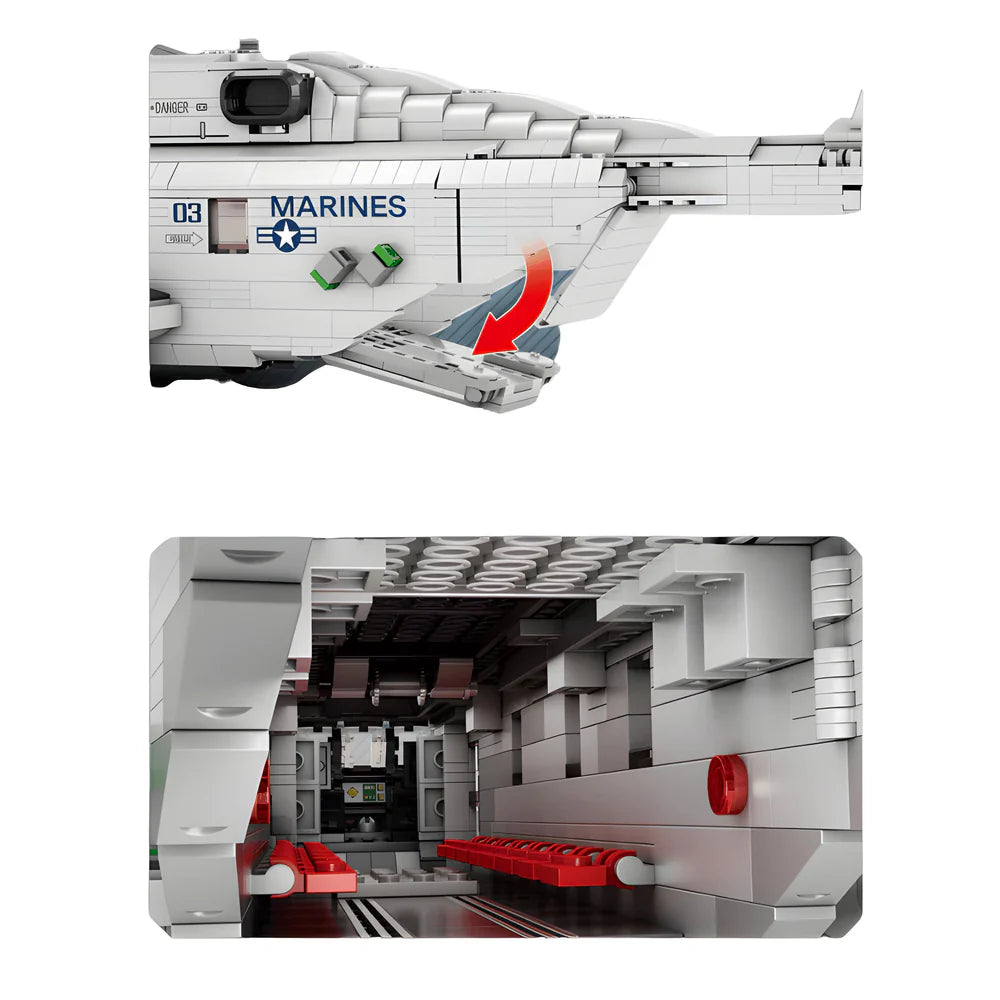 CH-53 Transport Helicopter Elite Edition 2191PCS