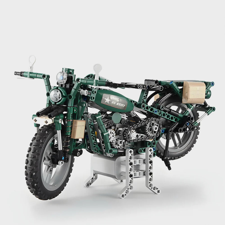 WWII Military Motorcycle 550PCS