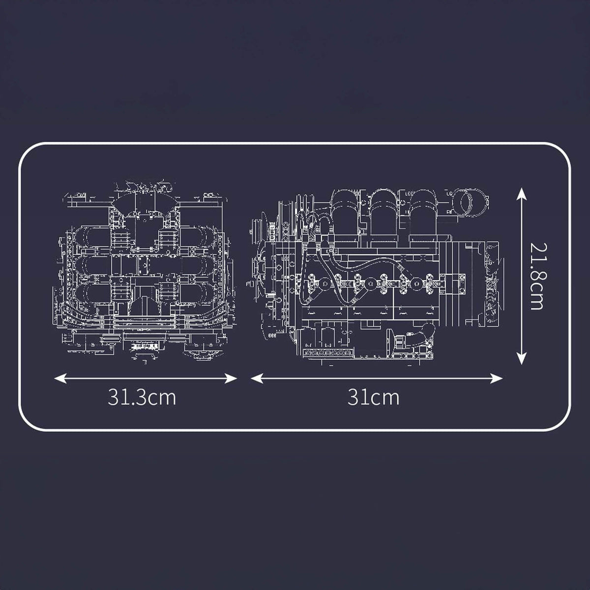 Flat 6 Engine 2375PCS