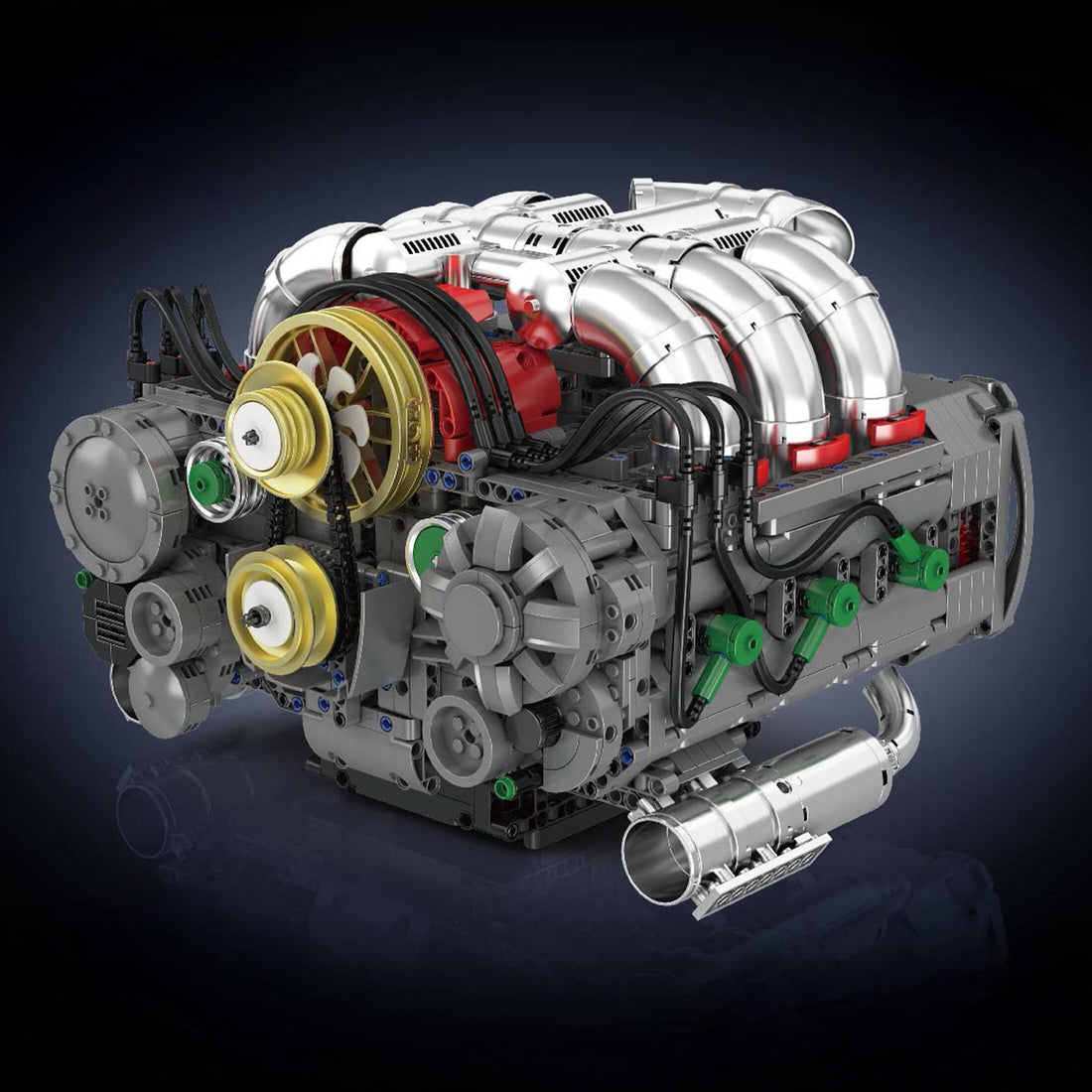 Flat 6 Engine | 2375PCS
