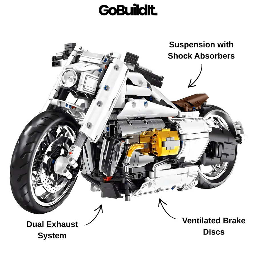 German R18 Motorcycle 1672PCS