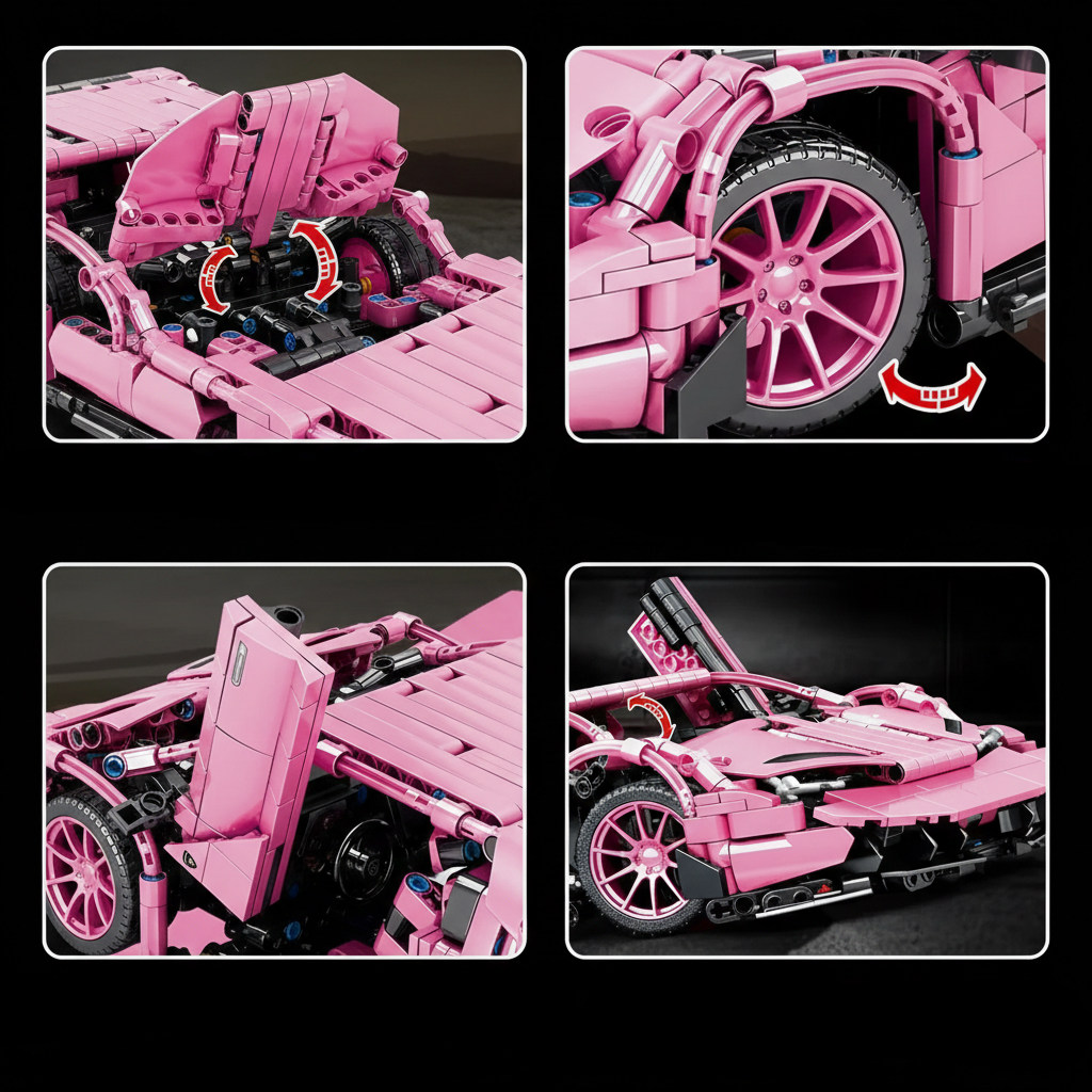 Italian Supercar Roadster 1258PCS